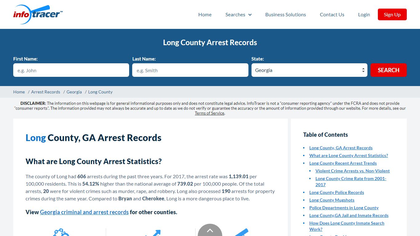 Long County, GA Arrests, Mugshots & Jail Inmate Records - InfoTracer